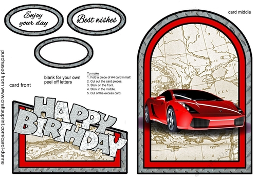 Cutaway Red fast car