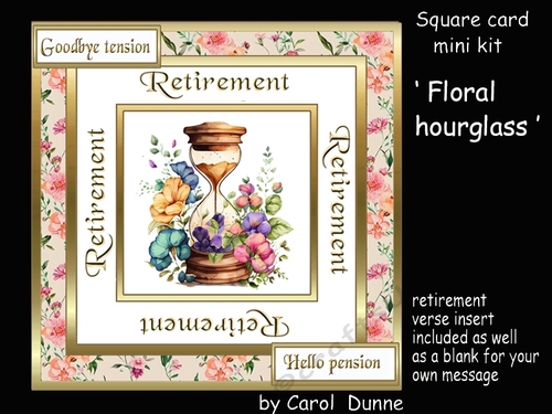 SC Floral hourglass