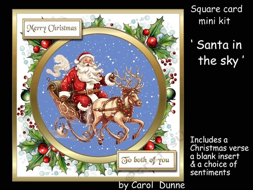 SC Santa in the sky