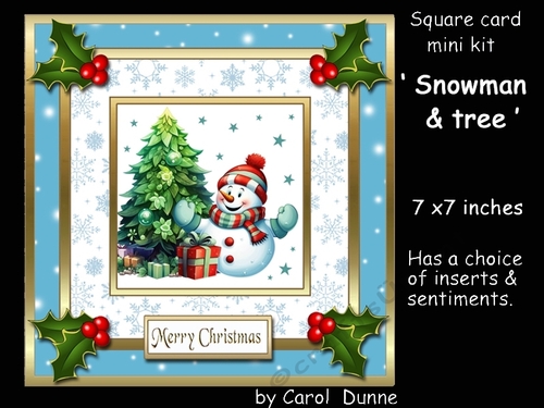 SC Snowman and tree