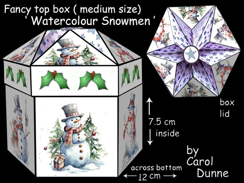 FTBM Watercolour Snowmen