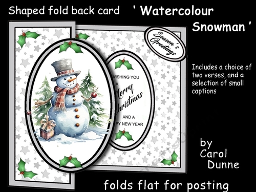 FB Watercolour snowman
