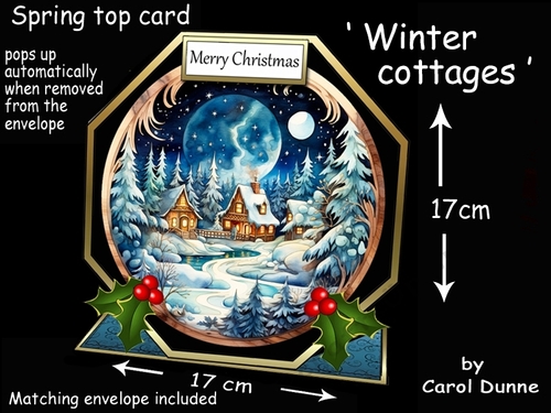 Octagon spring top Winter cottages