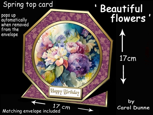Octagon spring top Beautiful Flowers