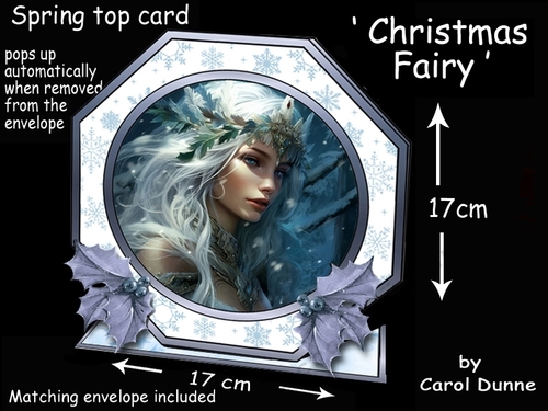 Octagon spring top Christmas fairy