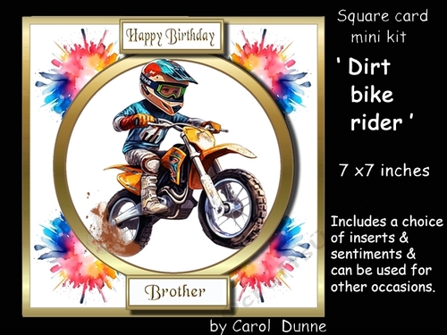 SC Dirt bike rider