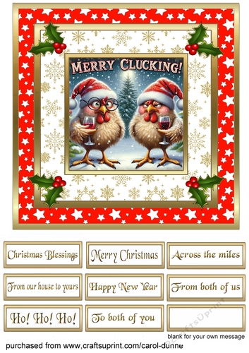 SC Merry clucking