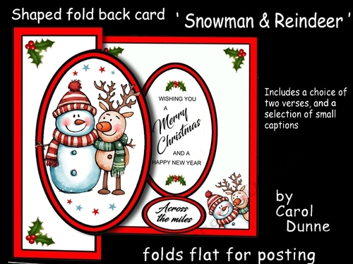 FB Snowman & reindeer