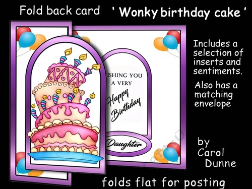 FB Wonky birthday cake