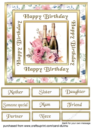 SCF Champagne & roses