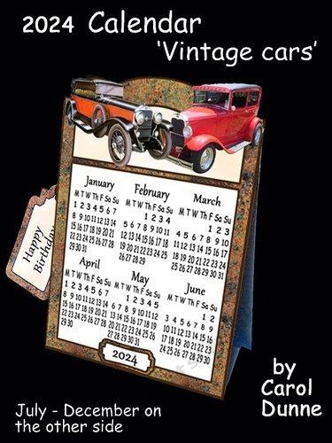 2024 calendar Vintage cars