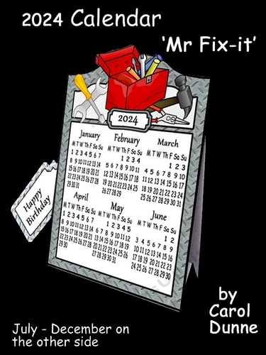 2024 calendar Mr Fix-it