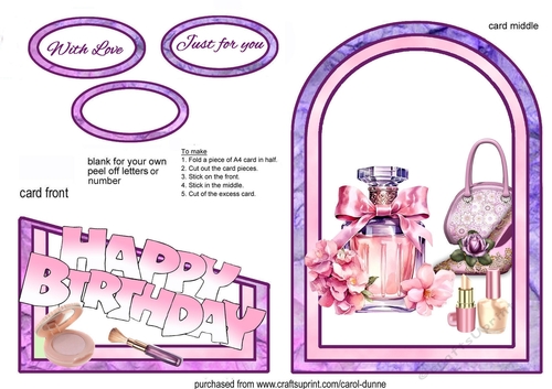 Cutaway-Perfume & make up.