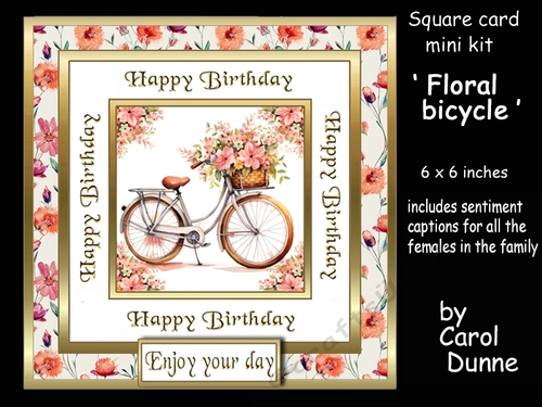 SC Floral bicycle
