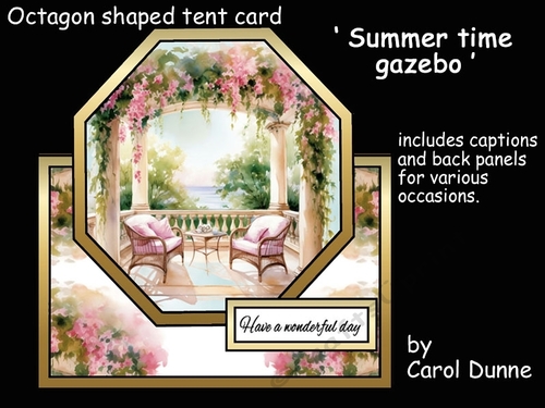 Octagon tent Summer gazebo