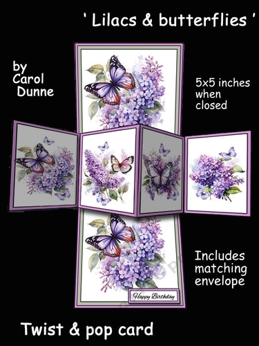 Twist & pop Lilacs & butterflies
