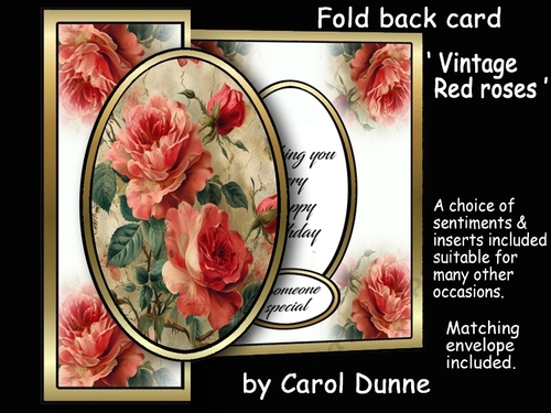 FBG Vintage Red Roses