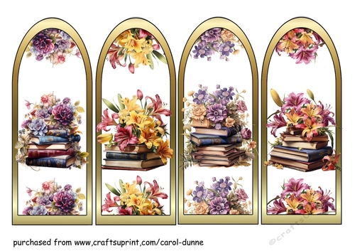 Floral Bookmarks