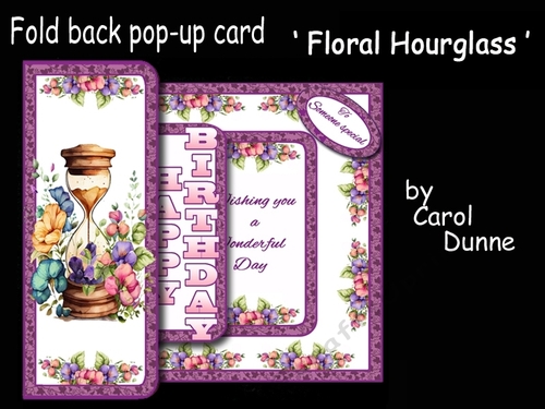 FB Pop-out Floral hourglass