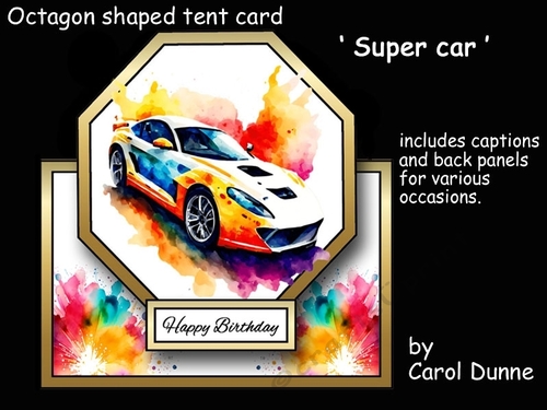 Octagon tent Super car