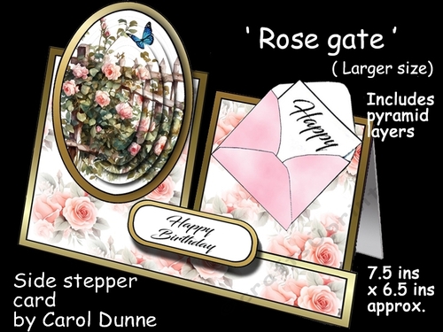 Side stepper Rose gate (Larger size)