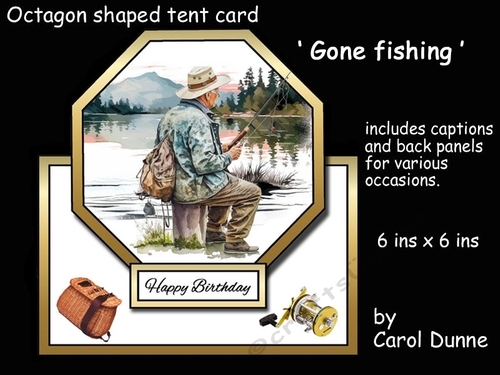 Octagon tent Gone fishing