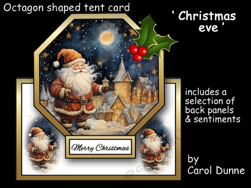Octagon tent Christmas eve