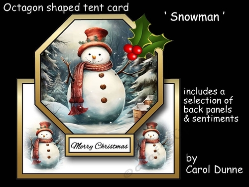 Octagon tent Snowman