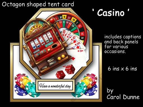 Octagon tent card Casino