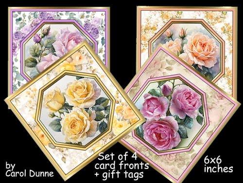 Bumper pack Octagon rose designs