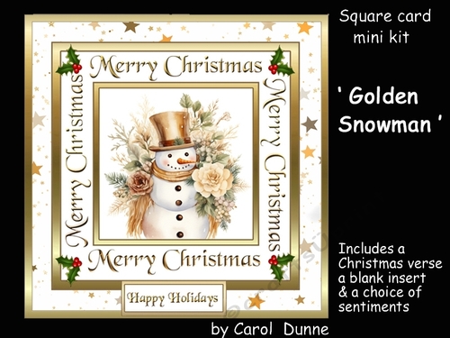 Golden Snowman