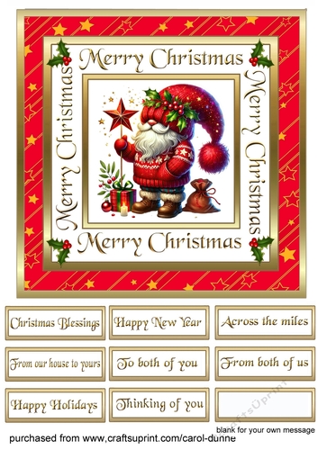 SC Gnome with gifts