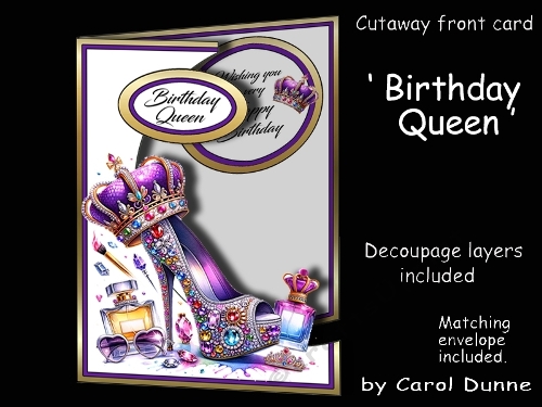 Cutaway Birthday Queen