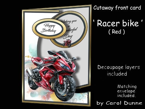 cup1373651_173 - Cutaway Racer bike (Red)