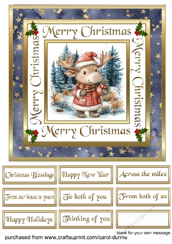 SC Festive reindeer