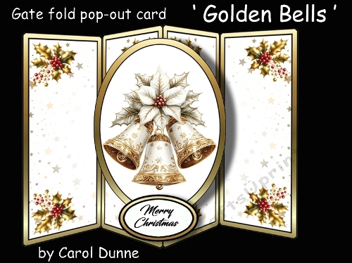 Gatefold pop-out Golden Bells
