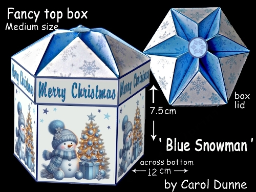 FTBM Blue snowman