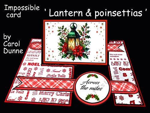 IMP Lantern & poinsettias