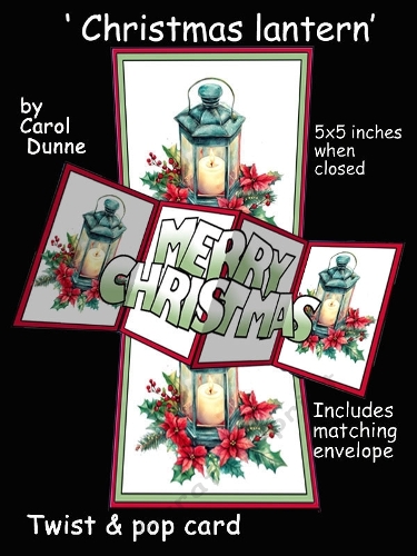 Twist & pop Christmas lantern