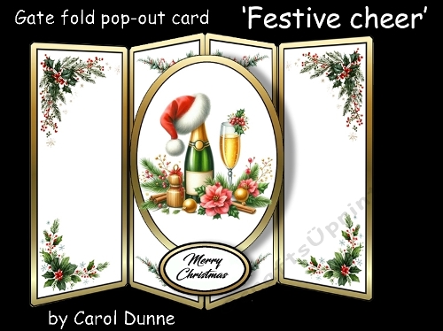 Gatefold pop-up Christmas cheer