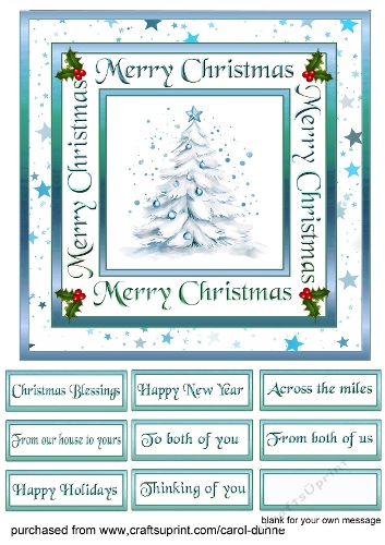 SC Blue Christmas tree