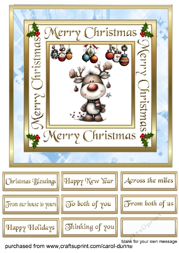 SC Whimsical Reindeer