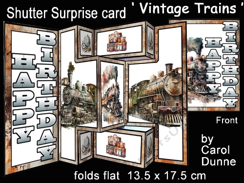 Shutter Surprise Vintage Trains