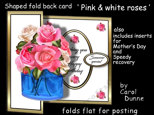 SFB Pink & white roses