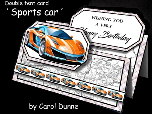 Double tent Sports car