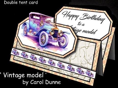 Double tent Vintage model