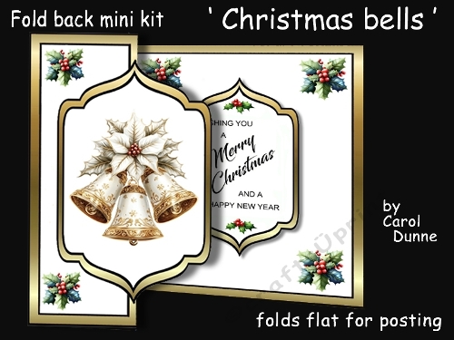 Fold back Christmas bells