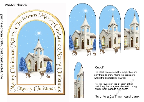 Arch shaped Winter Church