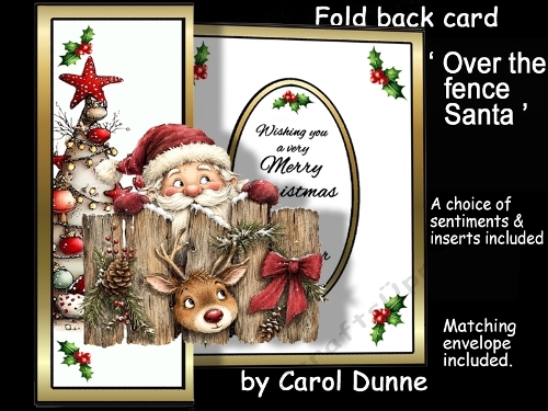 FBG Over the fence Santa
