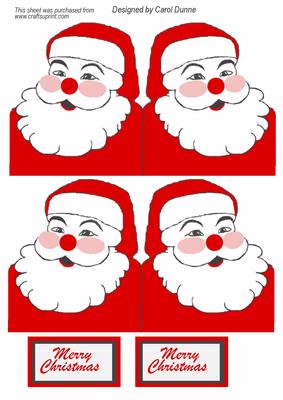 Santa Folded Card